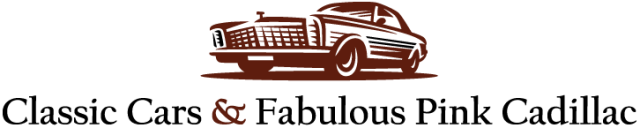 The Classic Cars & Fabulous Pink Cadillac Logo