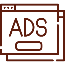 An icon depicting some adverts