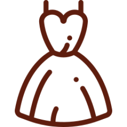 An icon depicting some a prom dress